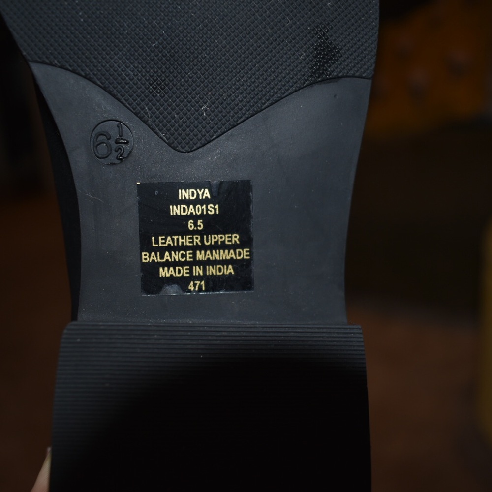 Steve Madden Indya Black Leather Bootie - Picture 6 of 8